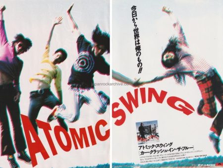 Atomic Swing 1994 02 A Car Crash In The Blue Japan album promo ad Online Hot Sale