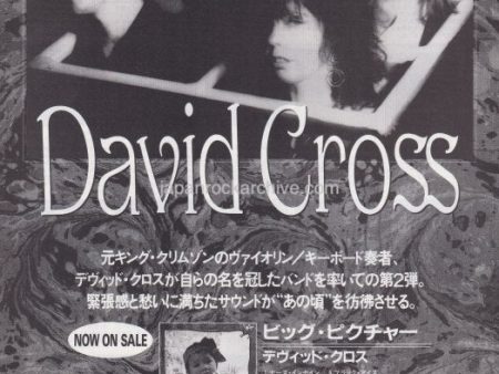 David Cross 1993 01 The Big Picture Japan album promo ad Fashion