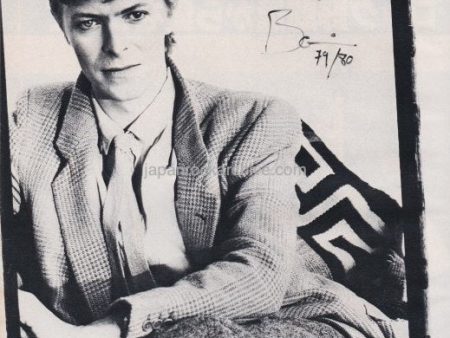 David Bowie 1980 02 Japanese music press cutting clipping - promo photo pinup   mini poster For Cheap