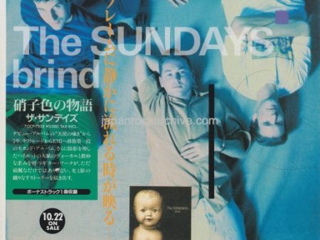 The Sundays 1992 11 Blind Japan album promo ad Sale