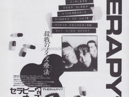 Therapy? 1993 01 Nurse Japan album promo ad Fashion