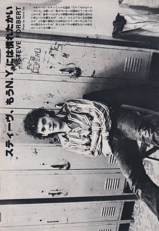 Steve Forbert 1980 02 Japanese music press cutting clipping - photo pinup mini poster Online now