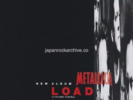 Metallica 1996 08 Load Japan album promo ad For Discount