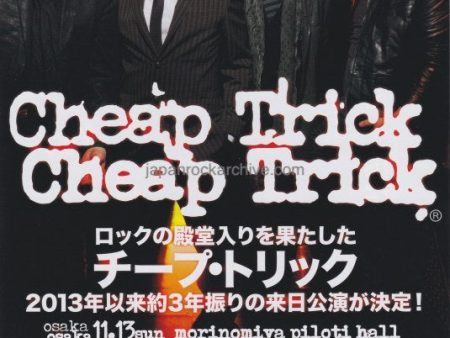 Cheap Trick 2016 Japan tour concert gig flyer handbill Online now