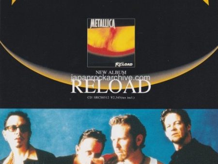 Metallica 1997 12 Reload Japan album promo ad For Sale