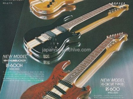 Aria Pro II 1980 02 RS Series electric guitar Japan promo ad Cheap