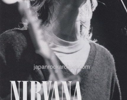 Nirvana 2007 Unplugged In New York Japan dvd store promo flyer Online Sale