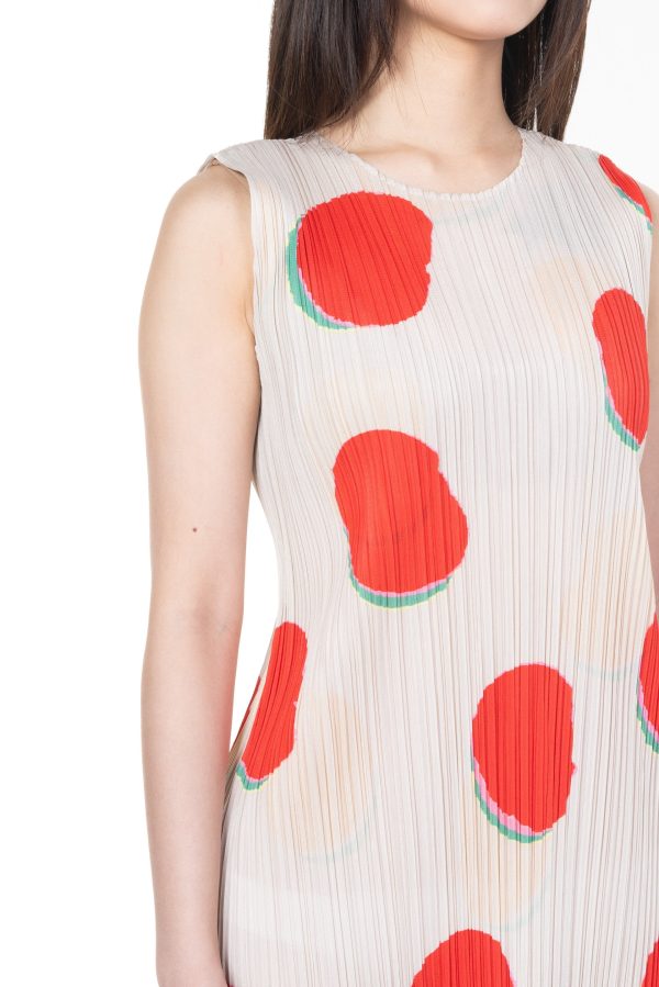 Bean Dots Dress Red on Sale