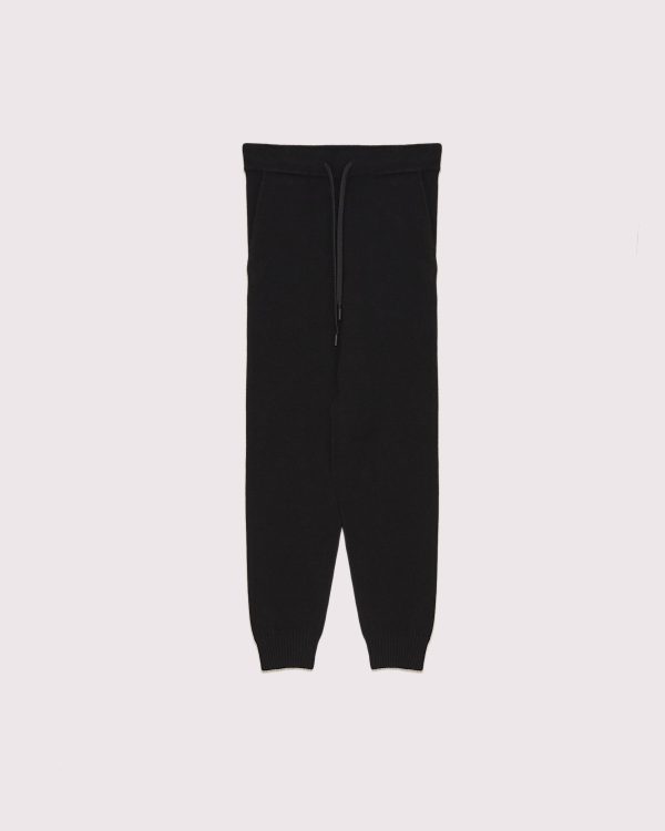 Pantalon jogging en maille Sale