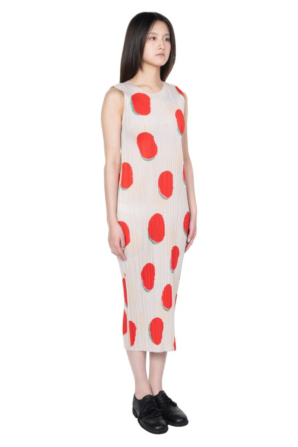 Bean Dots Dress Red on Sale