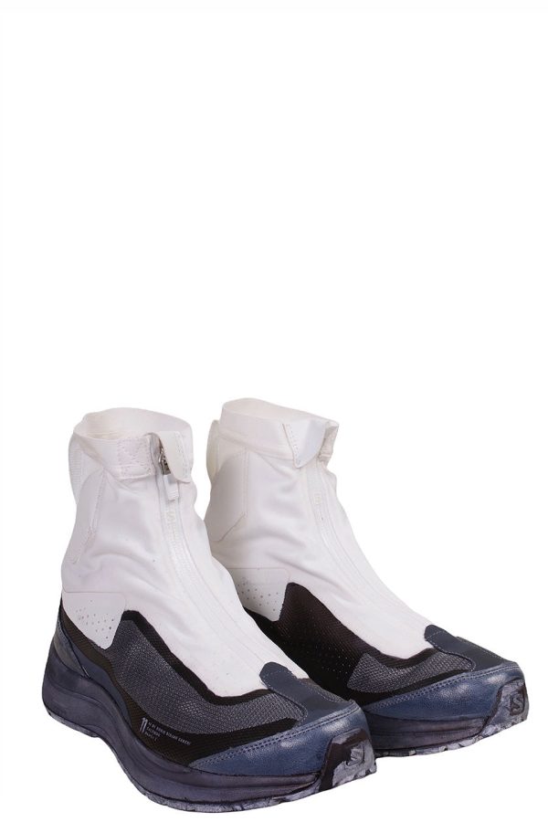 White & Grey Bamba 2 High on Sale