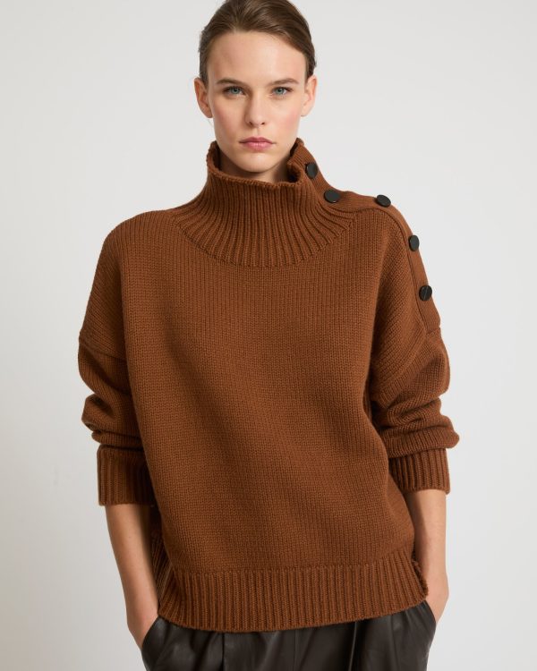 Pull oversize en maille lainage cachemire Supply