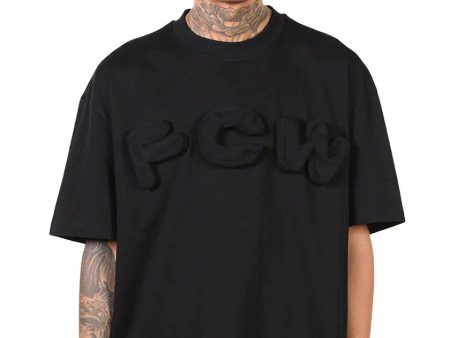 3D Logo T-shirt Black For Cheap