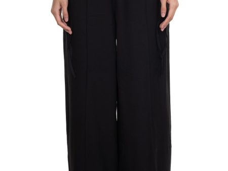 Wide Pants Black Hot on Sale