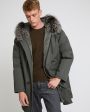 Parka iconique en coton mélangé avec fourrure de renard et lapin Sale