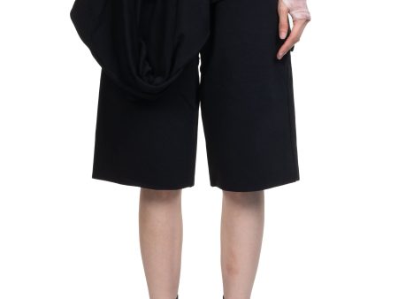 Black Double Layered Shorts For Discount