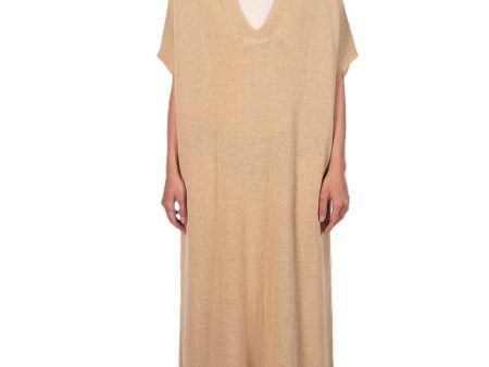 Amber Knit Linen Dress on Sale