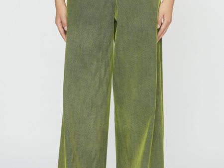 Wide Leg Pants Lime Fashion