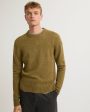 Pull crew neck en maille laine-cachemire on Sale