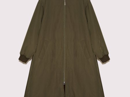 Parka bomber réversible en tissu technique déperlant et fourrure de vison à poils longs on Sale