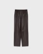 Pantalon jogging en cuir d’agneau Supply