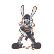 Killer Rabbit Team Angry Sticker For Discount