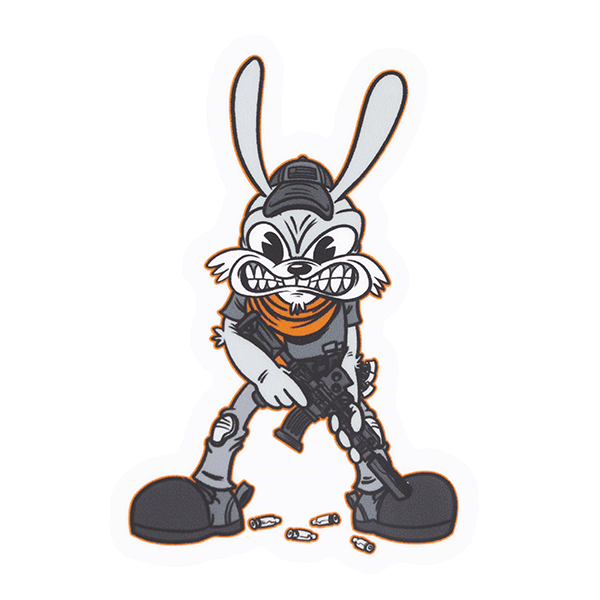 Killer Rabbit Team Angry Sticker For Discount