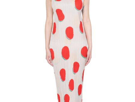 Bean Dots Dress Red on Sale