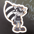 Ratchet Raccoon Team Angry Sticker Hot on Sale