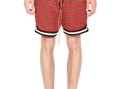 Red Plaid Shorts Online Hot Sale