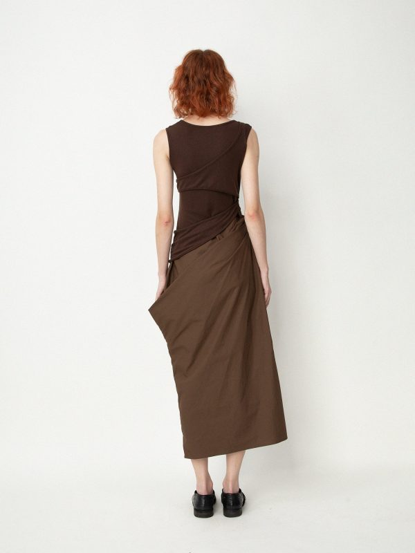 Wood-Off Balance Tank Dress Fashion