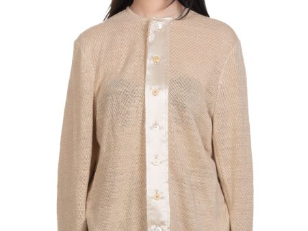 Anna Twist Two-Tone Knitted Shirt For Cheap